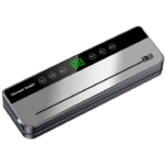 Professional Stainless Steel Food Vacuum Sealer Machine Compact Design Electric Built-in Roll Dispenser for Vacuum Sealing