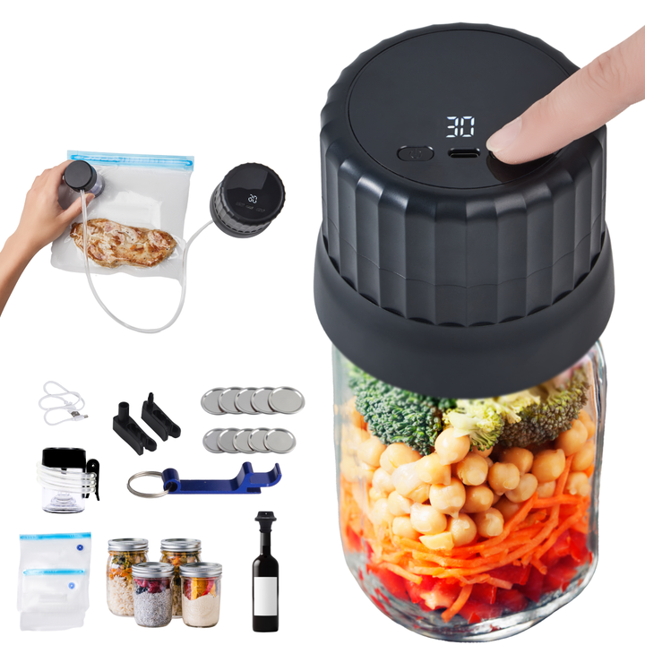 Portable Electric Mason Jar Vacuum Food Sealer