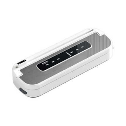 Vacuum Food Sealer with Stainless Steel Panel, Built-in Bag Cutter, Multi-Bag Sealing, External Vacuum