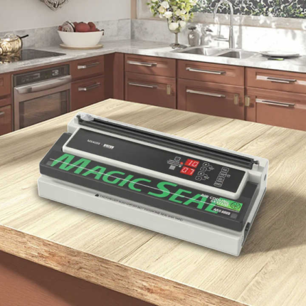 Electric Multilingual Magic Seal Equipment for Household and RV Auto Air Extraction & Anti-Leak Technology for Meat/Vegetables
