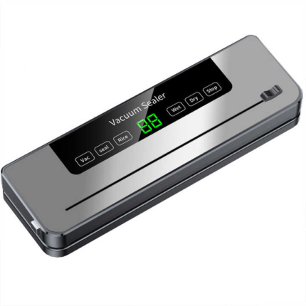 Home automatic high-quality touchscreen vacuum food sealer, with bag cutter for external vacuum food preservation