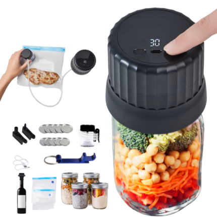 Mini Portable Automatic High Quality USB Rechargeable Handheld Mason Jar Vacuum Food Sealer for Food Preservation