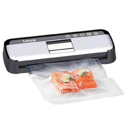 Food Vacuum Sealer Touch Screen Automatic High Quality for Household Use with Bag Cutter External Vacuum for Food Preservation