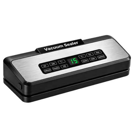 30cm Seal Food Vacuum Sealer Machine 65kPa 120W 8 Modes Wet Dry 4L/min Touch Screen External Hose Household Bag Cutter